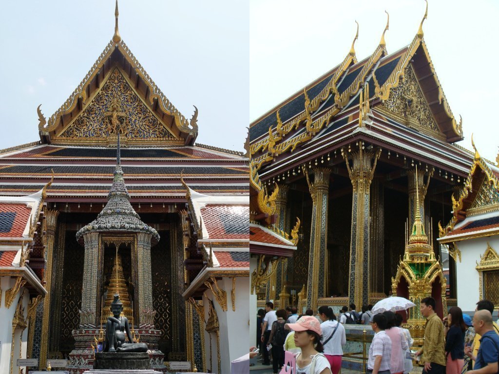 泰國曼谷大皇宮建築群拍照地：玉佛寺