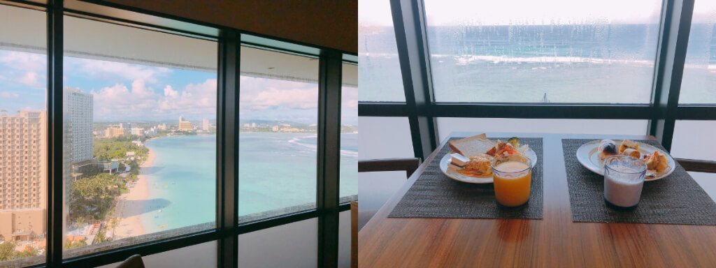 Reef Guam珊瑚礁飯店-早餐用餐區