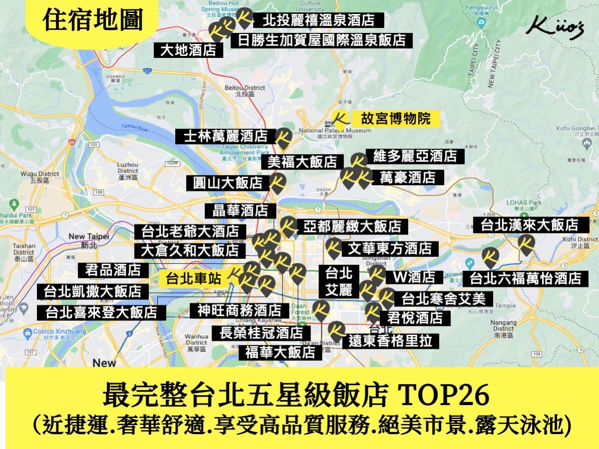 台北五星級飯店