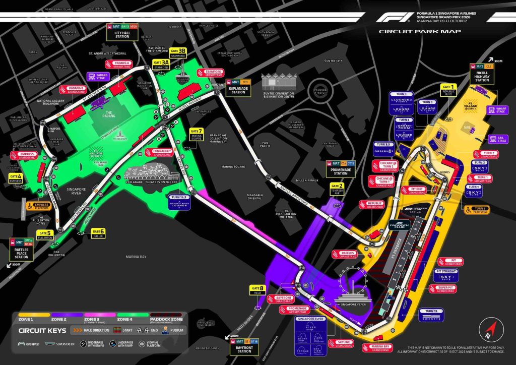【新加坡F1攻略&心得篇】2026新加坡F1座位參考、走動票視角、車手見面! 12 新加坡F1